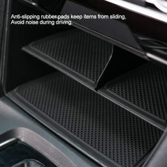 CKE storage compartment tray for Civic adds accessible space for small items.