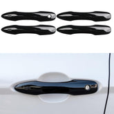 CKE glossy black door handle cover on Camry protects original handles and adds bold curb appeal.