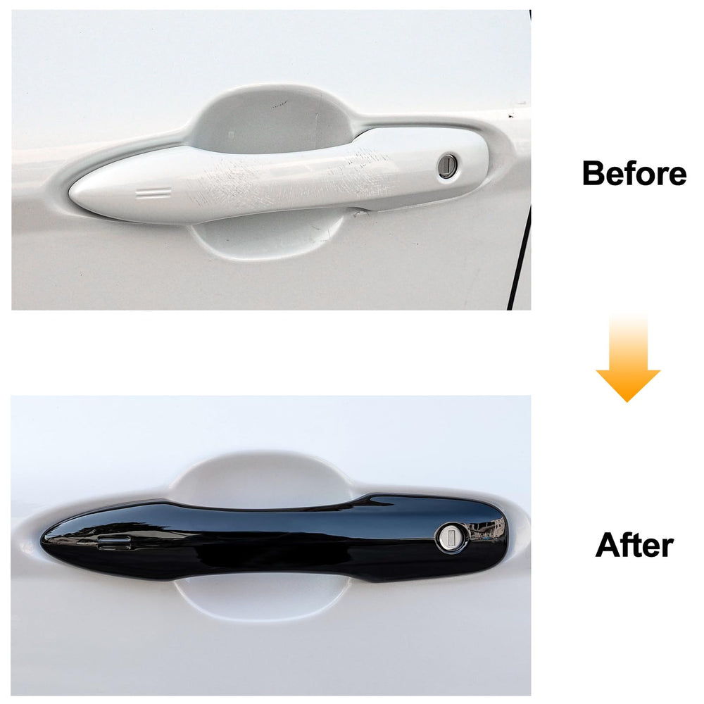 CKE door handle cover for Prius Prime keeps the exterior stylish and clean under daily use.