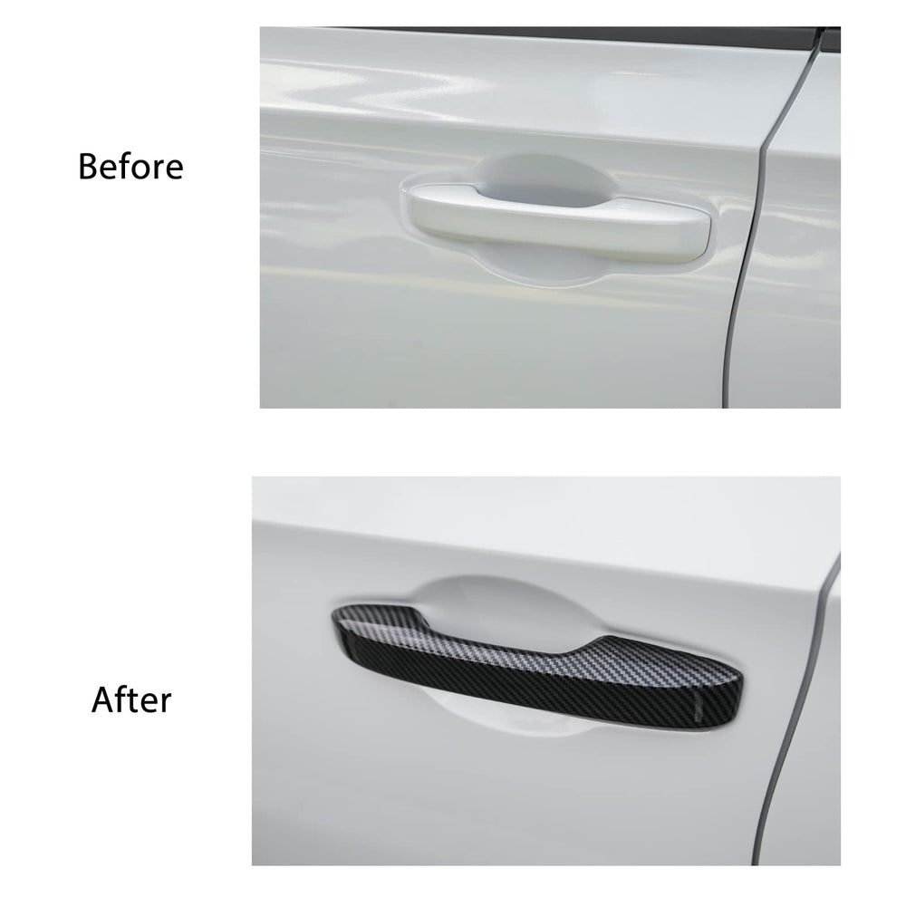 CKE Integra carbon fiber door handle cover modernizes appearance and guards wear