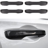 CKE carbon fiber exterior door handle cover for Civic protects handles and enhances style