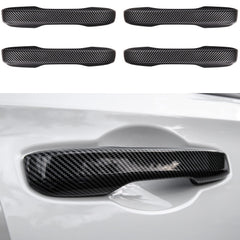CKE carbon fiber exterior door handle cover for Civic protects handles and enhances style