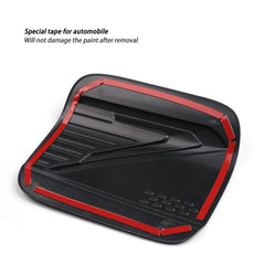 CKE protective gas-tank door finish reduces scratches during car wash and daily use.