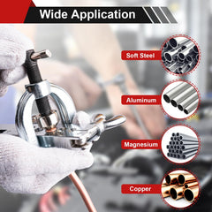 Clatoon heavy duty flaring tool withstands frequent workshop use