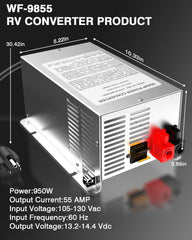 CLCWUJ WF-9855 installation guide highlighting simple plug-and-play replacement
