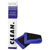 Clean. by Pan The Organizer clay towel on car paint removes contaminants for a smooth finish.