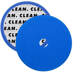 Clean. by Pan the Organizer blue foam polishing pad for one-step correction and high-gloss finish.