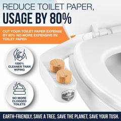 Clean Camper backflow preventer safeguards the RV's freshwater system.