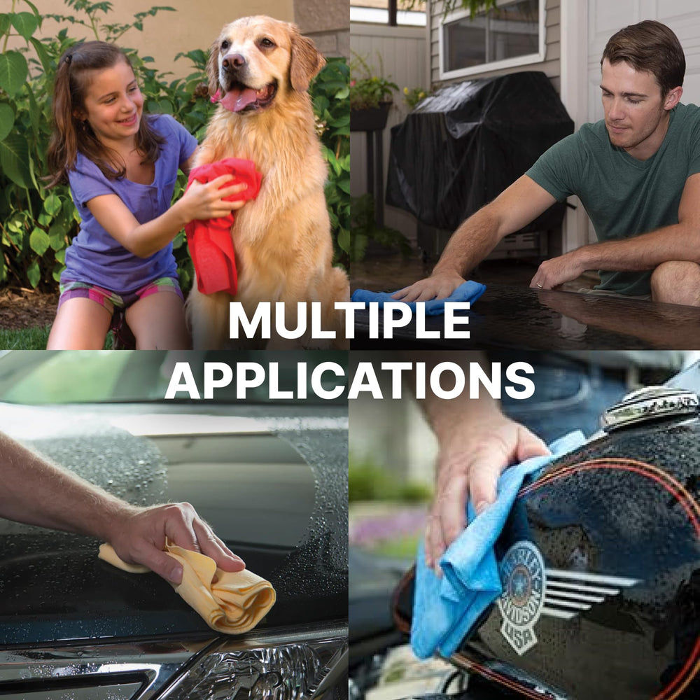 CleanTools The Absorber drying cars quickly with minimal streaks