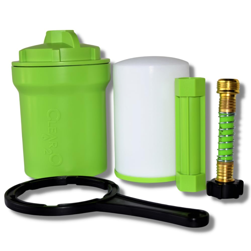 CLEAR2O DirtGUARD RDG101 housing shows prefilter setup protecting the main filter
