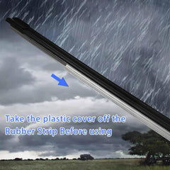 CLEARGO all-weather rubber blade withstands heat and rain