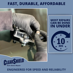 Clearshield repair tools laid out for a quick multi-repair workflow