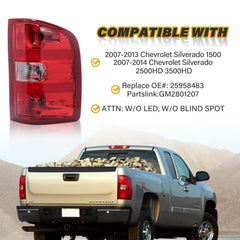 CLERYYE tail light with polycarbonate lens for durability in all weather