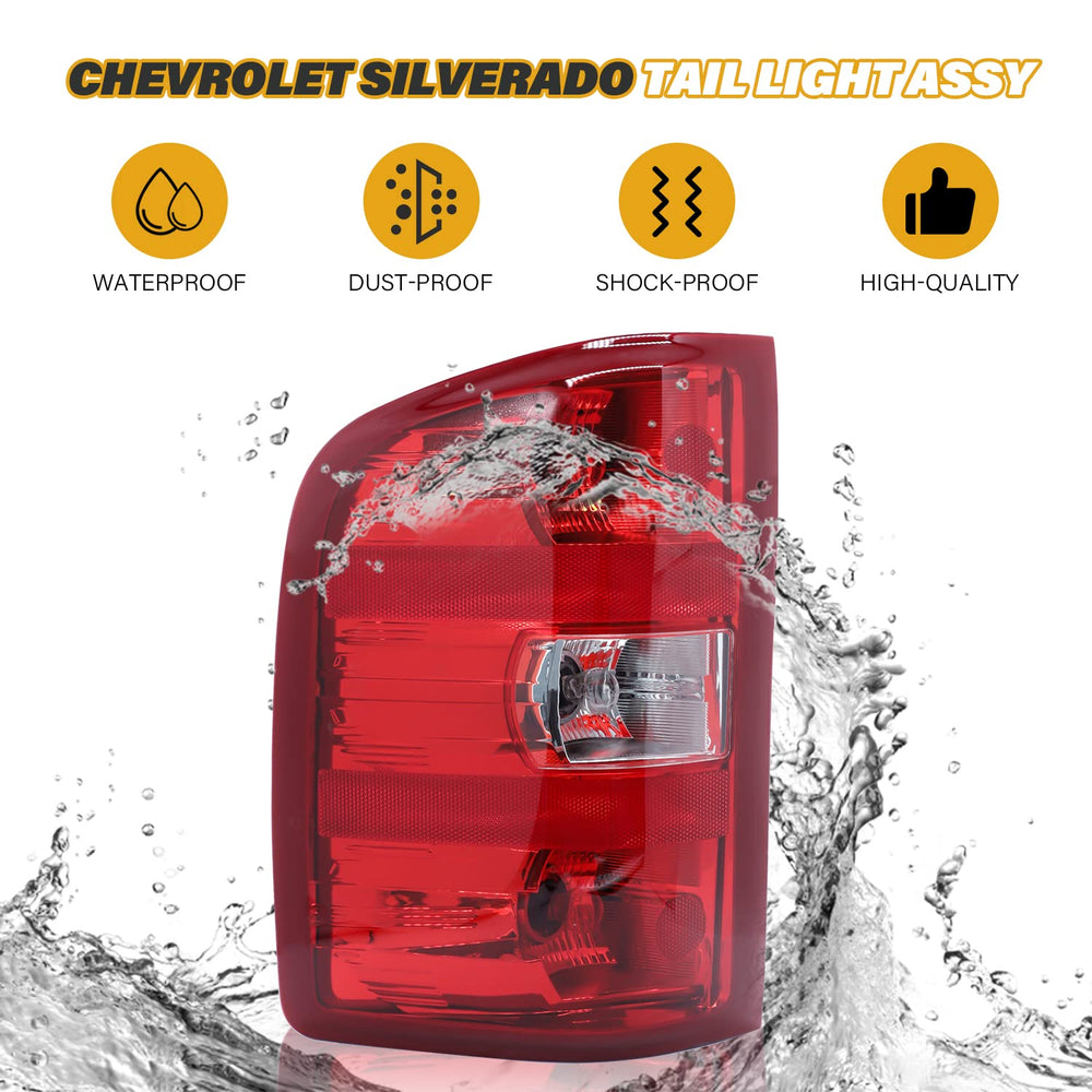 Plug-and-play CLERYYE tail light design for Silverado installation