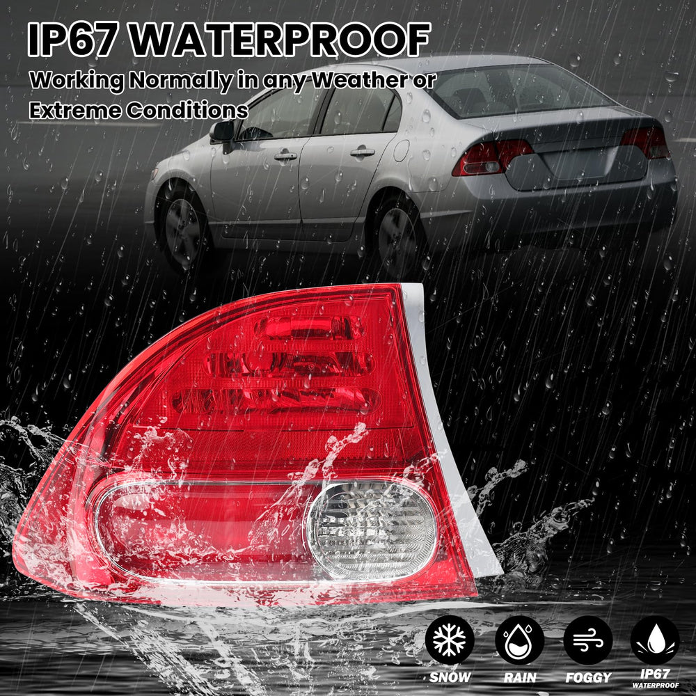 Clidr tail light left closeup, red lens and durable finish.