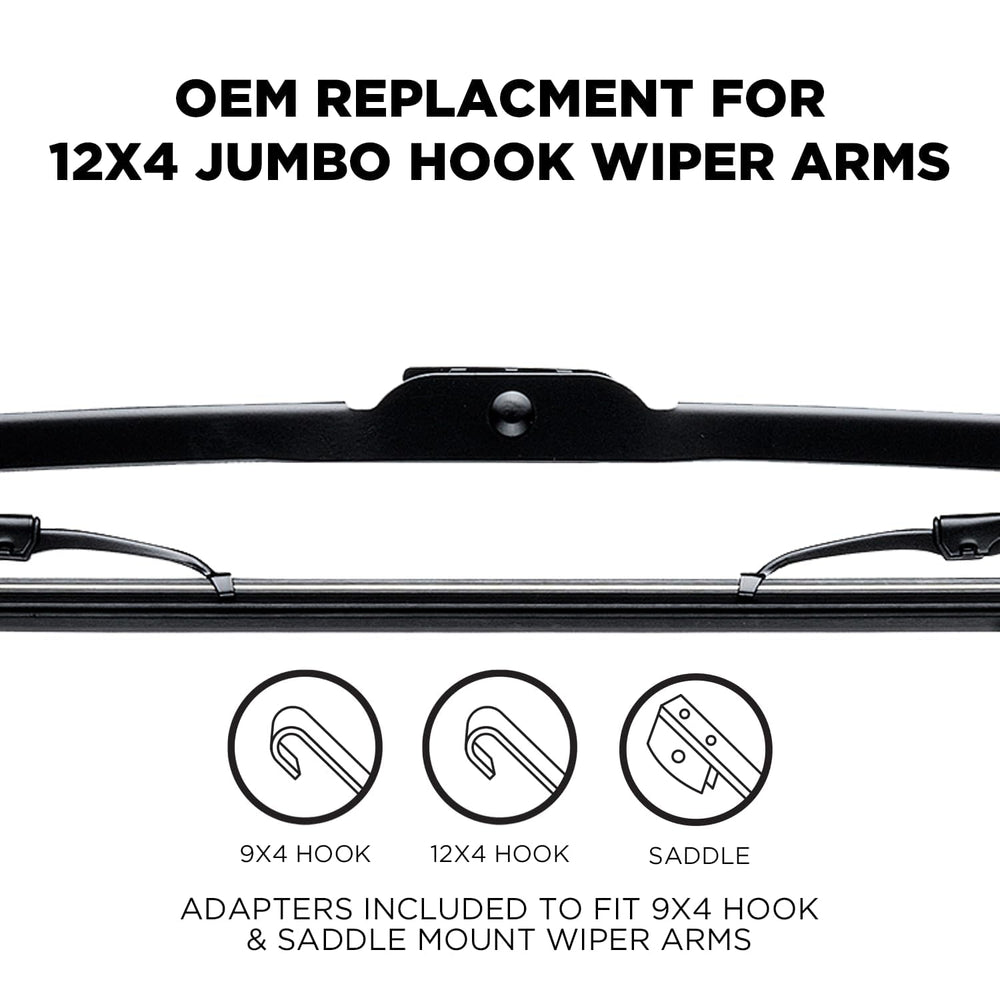Clix Wipers steel-frame wiper with reinforced construction for stable wipe