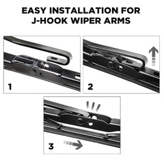 ClixWipers 2-pack keeps spare blades for routine car maintenance