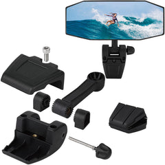CLLOMAGY large 4.7x12.2 inch mirror boosts rear visibility.
