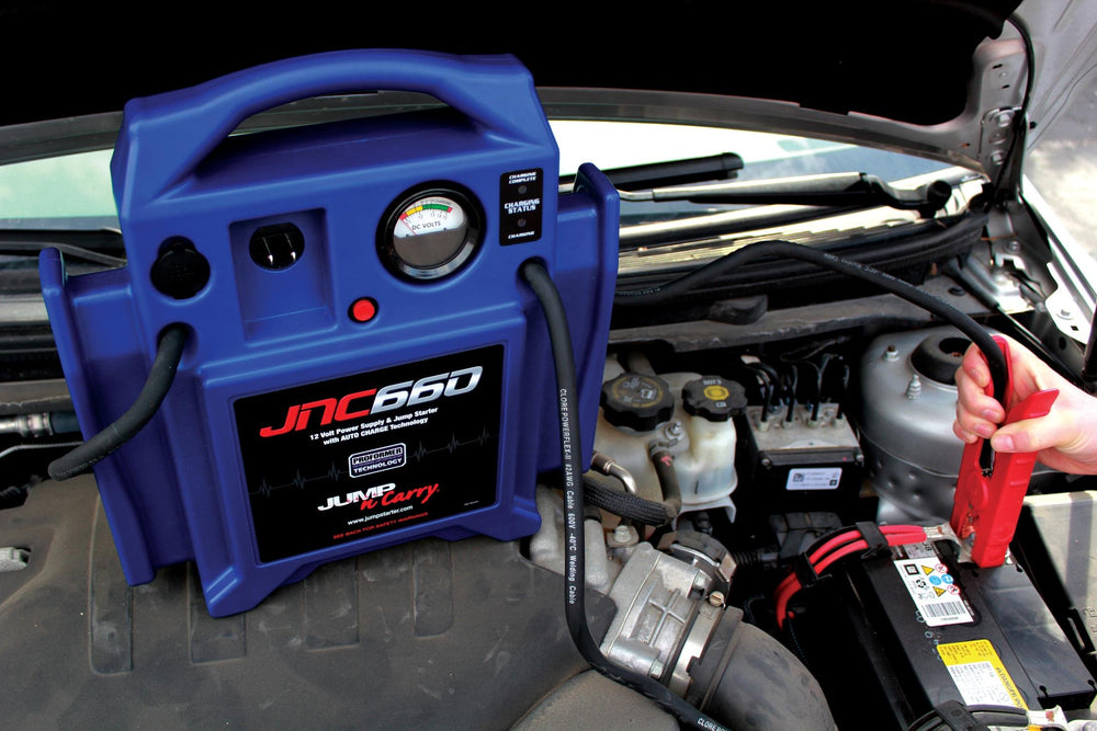JNC660 voltmeter display lets you monitor charge status at a glance