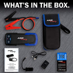 Clore JNC325 compact case with charger showing portability.