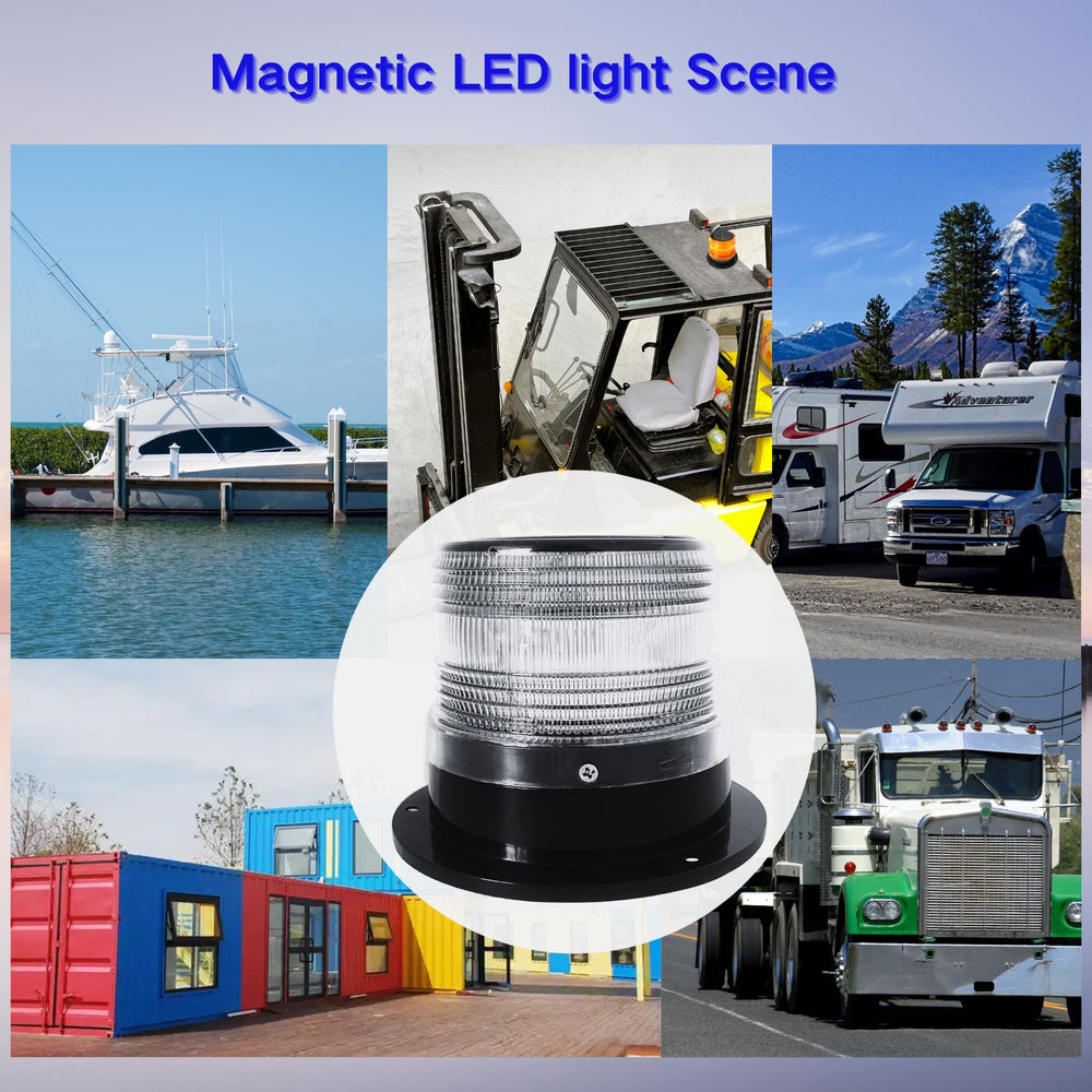 Cloud Fire LED lamp mounted on a truck or boat ready for signaling scenarios