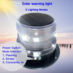 Cloud Fire solar magnetic base enables quick attachment to metal surfaces like boats and trucks