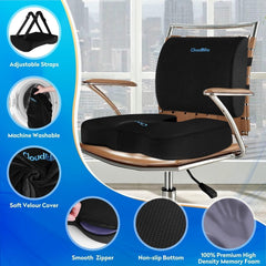 CloudBliss cushion side handles for easy carrying and repositioning