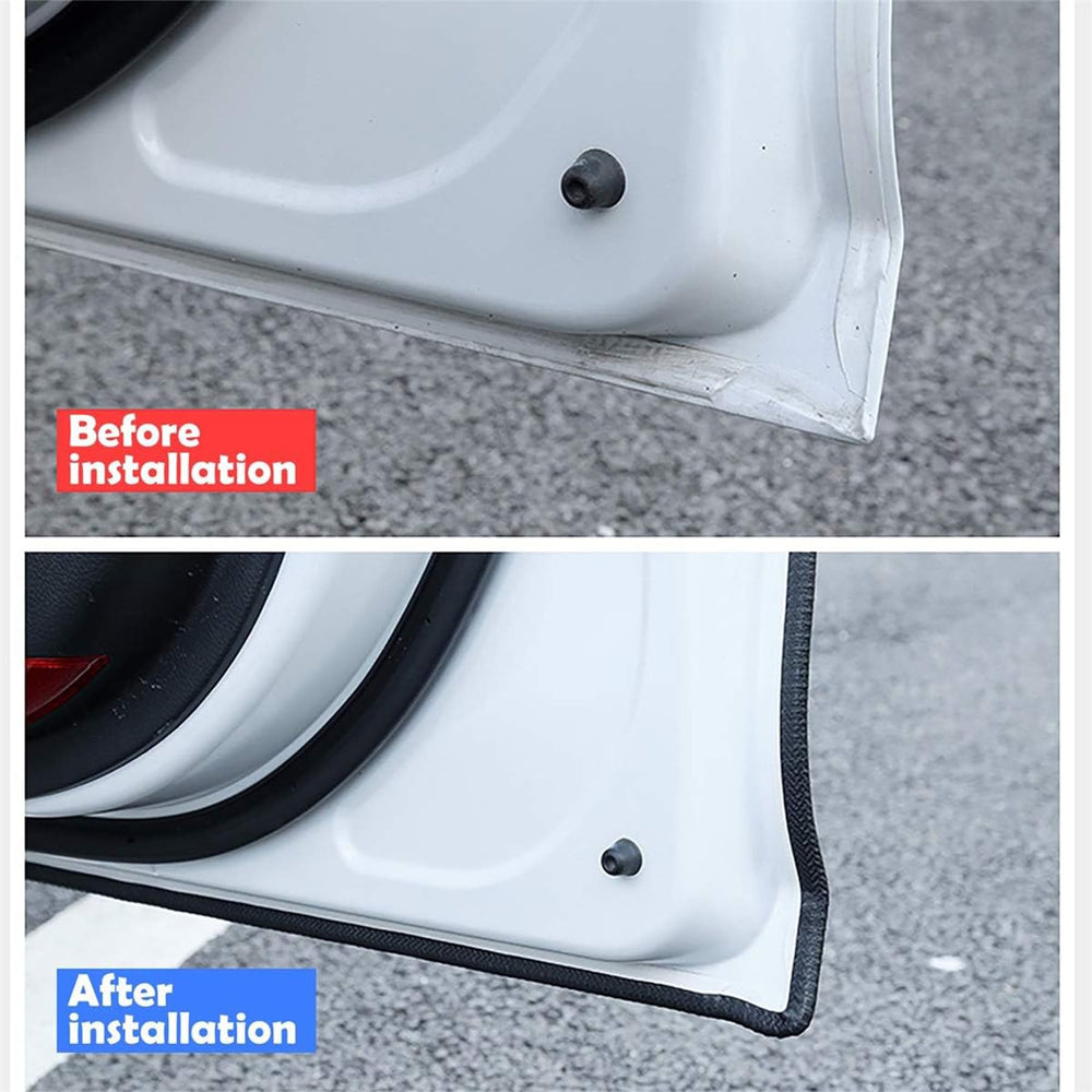 CloudBuyer flexible edge trim can be cut to length for precise fitting on a car door