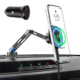 CloudValley 15W magnetic charger for Ford Bronco mounts securely on the dash.