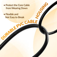 ClubRally end fittings secure cable connections for reliable throttle action.