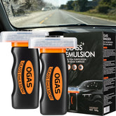 Clussbin car oil film cleaner bottle applies solution for hydrophobic protection on glass