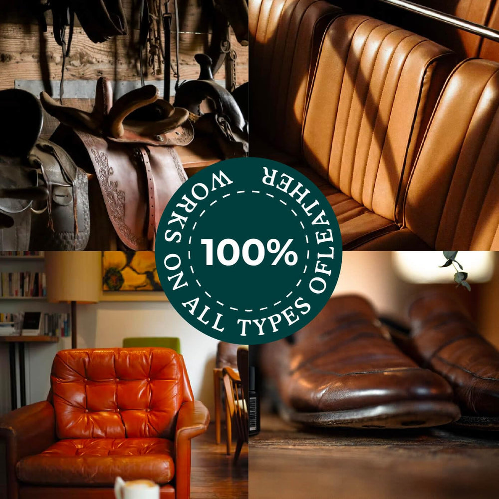 Clyde's Leather Conditioning Cream on upholstery to refresh leather surfaces