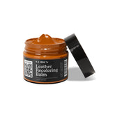 Clydes Recoloring Balm bottle pour for quick leather touch-ups