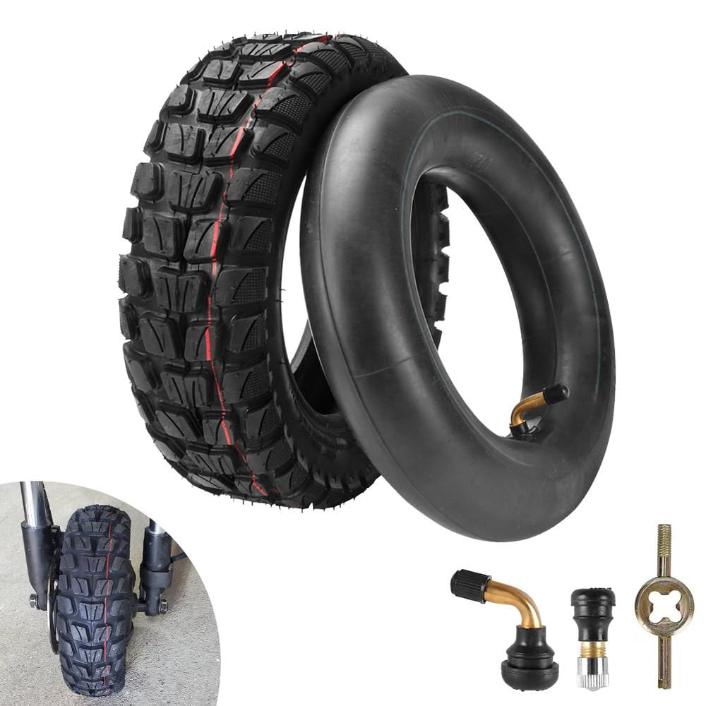 CMIYETO 90-65-6.5 outer tire for 11-inch scooters with enhanced grip on rough terrain.
