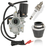 CMOOD 2-stroke carburetor top view for easy mounting and reliable airflow.