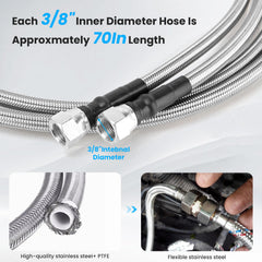 CMOOD PTFE inner tube provides high-temperature resistance and compatibility