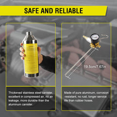 CMTOOL stainless steel body resists corrosion and leaks for repeated use.