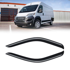 CMVT Auto rain guards include simple tape-on installation guidelines for quick setup