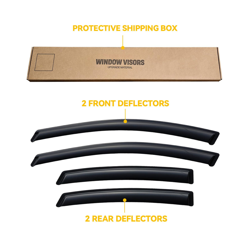 CMVT Auto easy heat install visor for Dodge Dart in cold weather