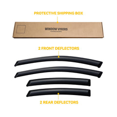 CMVT Auto easy heat install visor for Dodge Dart in cold weather