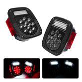 CMVT Auto LED tail light with smoked lens for Wrangler TJ improves rear visibility