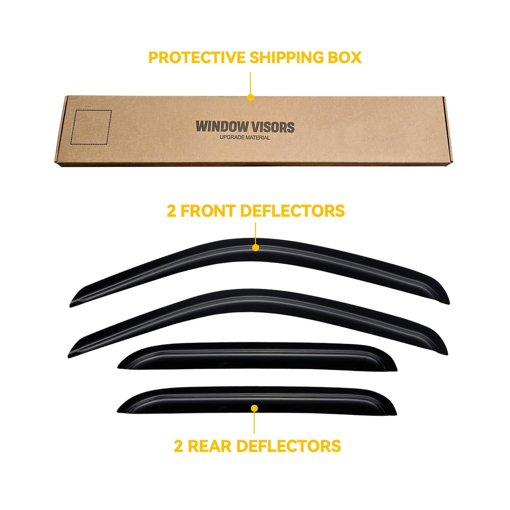 CMVT Auto 1-year warranty focus for Tacoma rain guards