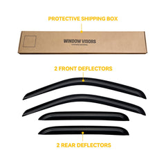CMVT Auto 1-year warranty focus for Tacoma rain guards