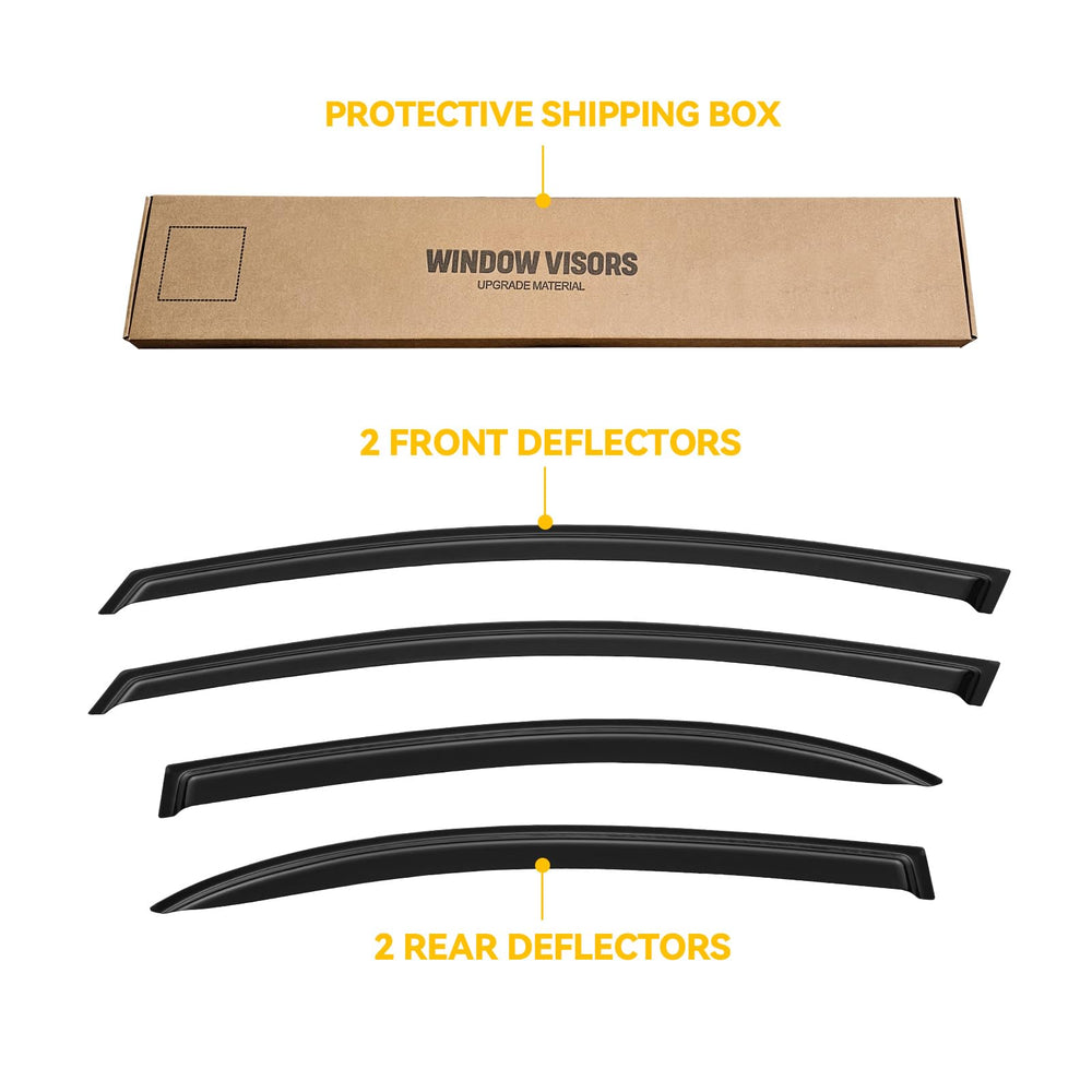 CMVT Auto window visors come with a 1-year warranty and reliable support.