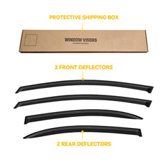 CMVT Auto window visors come with a 1-year warranty and reliable support.