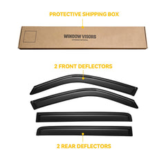 CMVT Auto dark-smoke shields enhance the look of Honda Pilot