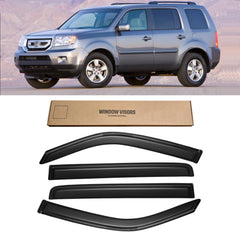 CMVT Auto visors reduce interior wind intrusion and improve cabin comfort