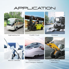 Cnaodun applications usage scene suitable for winches, carts, and solar devices.