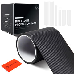CNCLOL carbon fiber pattern frame tape protects bike frames from scratches