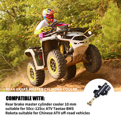 CNCMOTOK ATV brake system assembly supports straightforward installation.